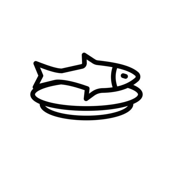 Fisch Vektor Illustration Auf Transparentem Hintergrund Hochwertige Symbole Thin Line — Stockvektor