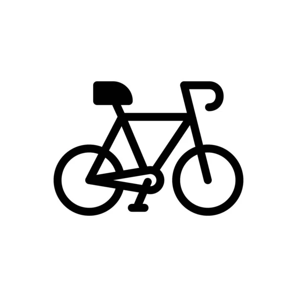 Fietsvector Illustratie Een Transparante Achtergrond Premium Kwaliteit Symbolen Glyphs Icoon — Stockvector