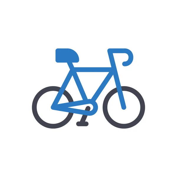 Bicycle Vector Illustration Transparent Background Premium Quality Symbols Glyphs Icon — Archivo Imágenes Vectoriales