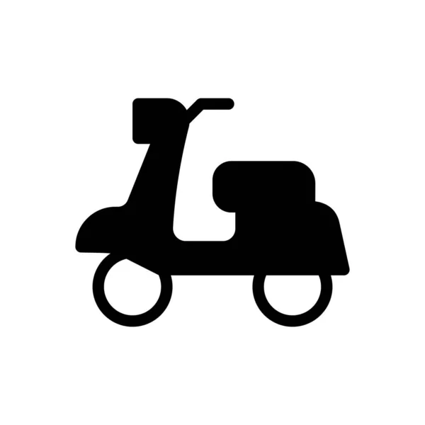 Scooter Vector Illustratie Een Transparante Achtergrond Premium Kwaliteit Symbolen Glyphs — Stockvector