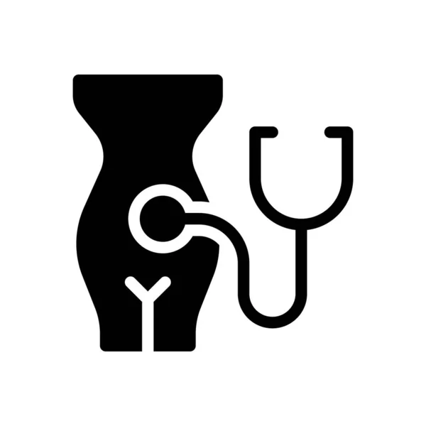 Checkup Vector Illustration Transparent Background Premium Quality Symbols Glyphs Icon — Stockvector