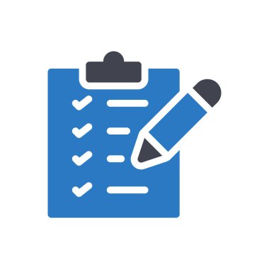 Şeffaf bir arkaplan üzerindeki denetleme listesi vektör illüstrasyonu. Konsept ve grafik tasarımı için mükemmel kalite sembolleri..