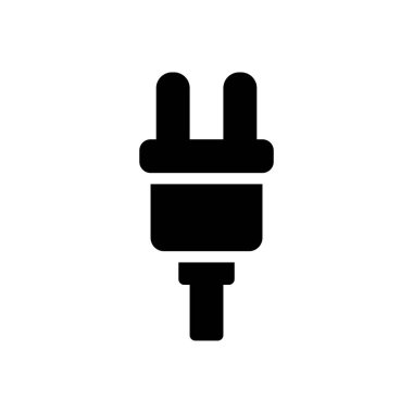 plug vector illustration on a transparent background.Premium quality symbols.Glyphs icon for concept and graphic design.