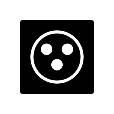 socket vector illustration on a transparent background.Premium quality symbols.Glyphs icon for concept and graphic design. 