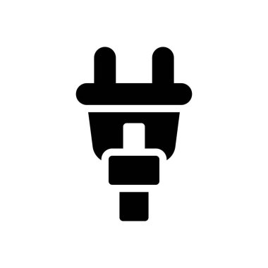 plug vector illustration on a transparent background.Premium quality symbols.Glyphs icon for concept and graphic design. 