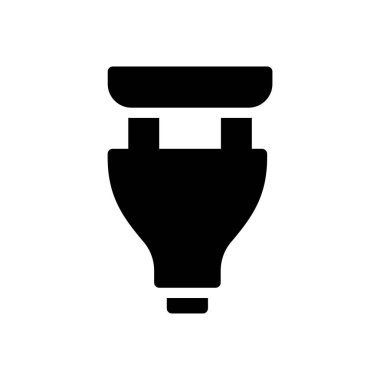 plug in vector illustration on a transparent background.Premium quality symbols.Glyphs icon for concept and graphic design. 
