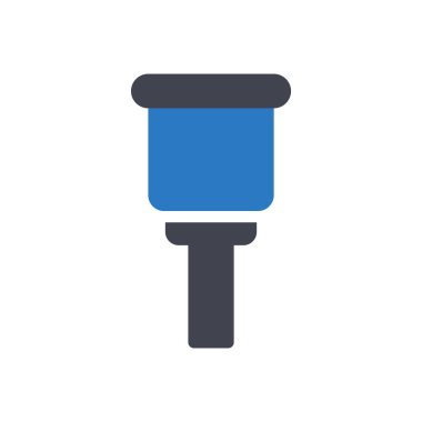 Şeffaf bir arkaplan üzerinde kablo vektör illüstrasyonu. Konsept ve grafik tasarımı için kaliteli semboller..