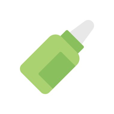 Saydam bir arkaplan üzerinde şişe vektör illüstrasyonu. Konsept ve grafik tasarım için birinci sınıf kalite simgeler..