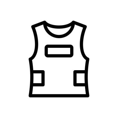 life jacket vector illustration on a transparent background.Premium quality symbols.Thin line icon for concept and graphic design.
