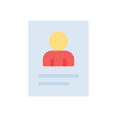 Şeffaf bir arkaplanda profil vektör çizimi. Konsept ve grafik tasarımı için kaliteli semboller.. 