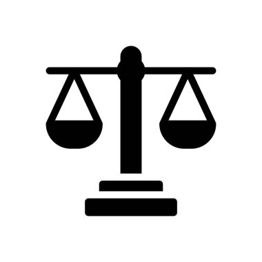 Şeffaf bir arkaplanda vektör illüstrasyonunu dengeleyin. Konsept ve grafik tasarımı için kaliteli semboller.. 