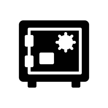 Saydam bir arkaplan üzerindeki dolap vektör çizimi. Konsept ve grafik tasarımı için mükemmel kalite semboller.. 