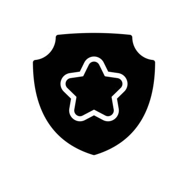 Şeffaf bir arkaplan üzerinde polis vektör illüstrasyonu. Konsept ve grafik tasarımı için özel kalite semboller..