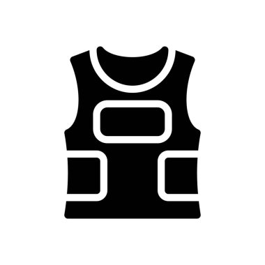 life jacket vector illustration on a transparent background.Premium quality symbols.Glyphs icon for concept and graphic design. 