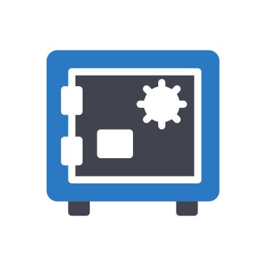 Saydam bir arkaplan üzerindeki dolap vektör çizimi. Konsept ve grafik tasarımı için mükemmel kalite semboller.. 