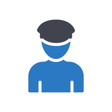 Şeffaf bir arkaplan üzerinde polis vektör illüstrasyonu. Konsept ve grafik tasarımı için özel kalite semboller..