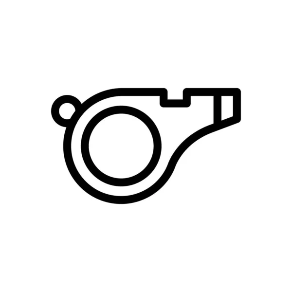 Whistle Vector Illustration Transparent Background Premium Quality Symbols Thin Line — 图库矢量图片