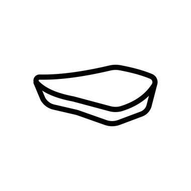 slice vector illustration on a transparent background.Premium quality symbols.Thin line icon for concept and graphic design.