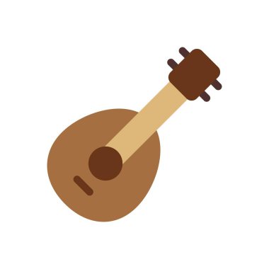 bandolins vector illustration on a transparent background.Premium quality symbols.Stroke icon for concept and graphic design.