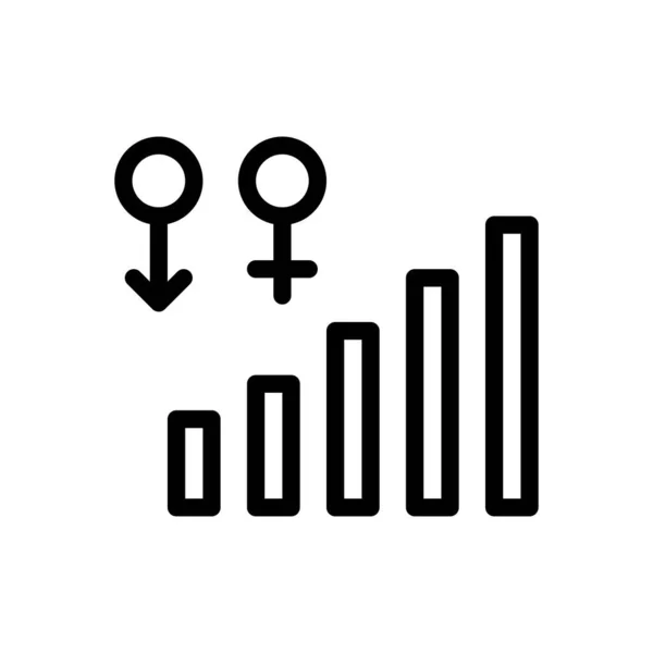 Diagramm Vektorillustration Auf Transparentem Hintergrund Symbole Premium Qualität Thin Line — Stockvektor