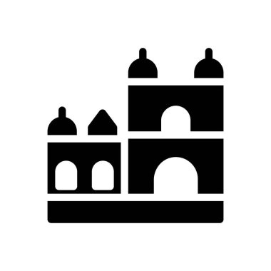belem vector illustration on a transparent background.Premium quality symbols.Glyphs icon for concept and graphic design. 
