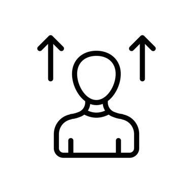 Saydam bir arkaplan üzerinde ok vektör çizimi. Premium kalite sembolleri. Konsept ve grafik tasarım için ince çizgi simgesi.