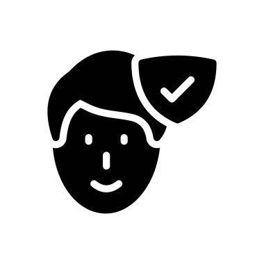 Saydam bir arkaplan üzerinde kalkan vektör çizimi. Konsept ve grafik tasarımı için mükemmel kalite semboller.. 