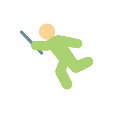 şeffaf bir arkaplan üzerinde vektör illüstrasyonu çalıştırılıyor. Konsept ve grafik tasarım için premium kalite simgeleri..