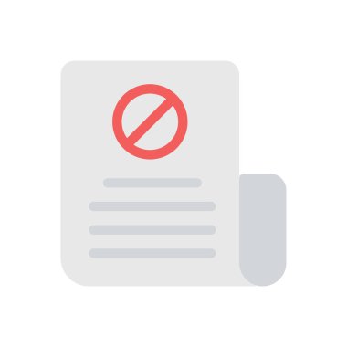 Şeffaf bir arkaplan üzerindeki belge vektör illüstrasyonu. Konsept ve grafik tasarımı için birinci sınıf kalite simgeler..