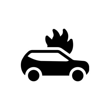 Şeffaf bir arkaplan üzerinde araba vektör çizimi. Konsept ve grafik tasarımı için mükemmel kalite semboller..