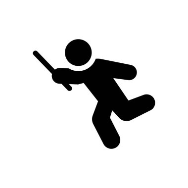 Şeffaf bir arkaplanda vektör çizimi çalıştırılıyor. Konsept ve grafik tasarım için mükemmel kalite sembolleri..