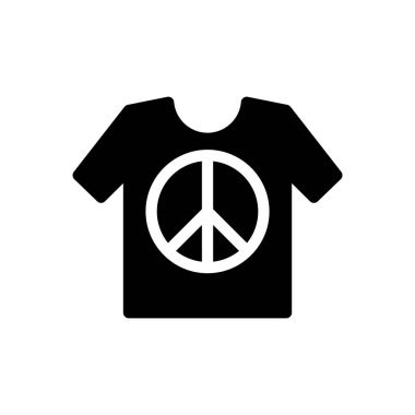 Saydam bir arkaplan üzerinde gömlek vektör illüstrasyonu. Konsept ve grafik tasarım için kaliteli semboller..