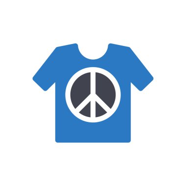 Saydam bir arkaplan üzerinde gömlek vektör illüstrasyonu. Konsept ve grafik tasarım için kaliteli semboller..