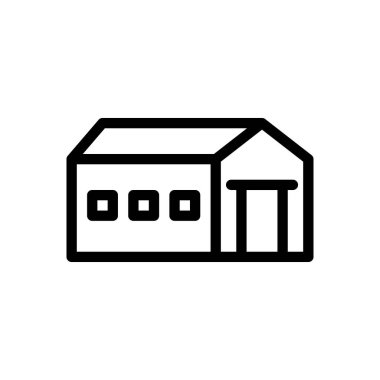 Şeffaf bir arkaplan üzerinde ev vektör çizimi. Premium kalite semboller. Konsept ve grafik tasarım için ince çizgi simgesi. 