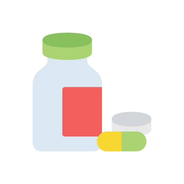 Pills Vector Illustration Transparent Background Premium Quality Symbols Stroke Icon — ストックベクタ