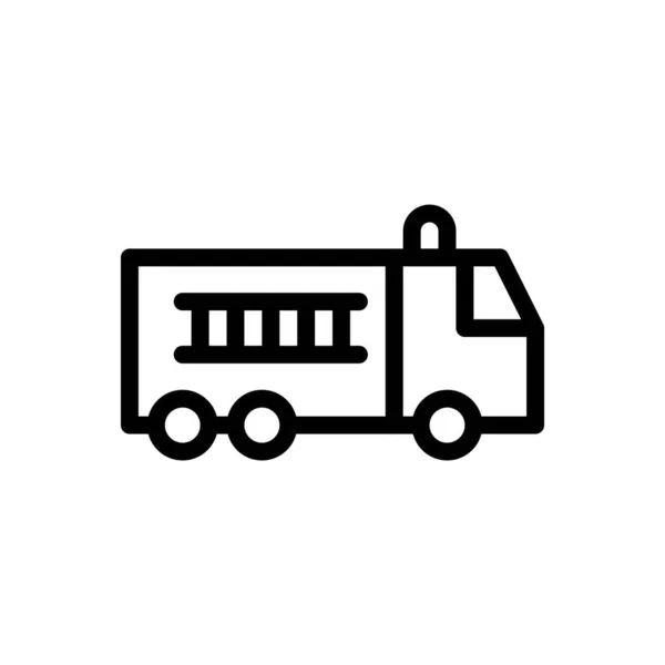 Lkw Vektor Illustration Auf Transparentem Hintergrund Symbole Premium Qualität Thin — Stockvektor