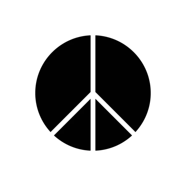 Peace Vector Illustration Transparent Background Premium Quality Symbols Glyphs Icon — 스톡 벡터