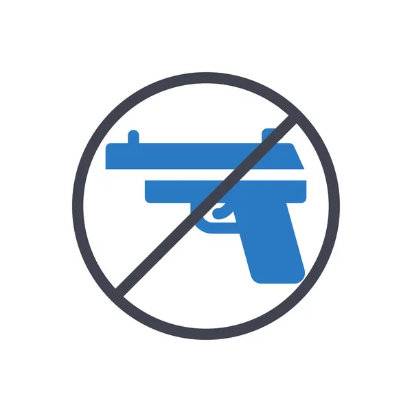Δεν Εικονογράφηση Διάνυσμα Όπλο Ένα Διαφανές Φόντο Premium Σύμβολα Ποιότητας — Διανυσματικό Αρχείο