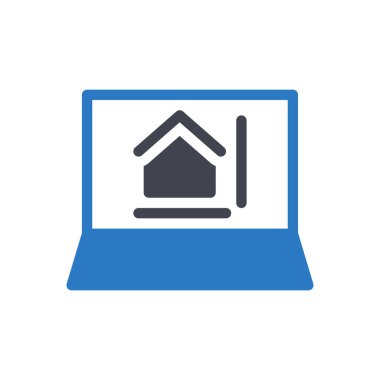 Şeffaf bir arkaplan üzerinde ev vektör illüstrasyonu. Konsept ve grafik tasarımı için özel kalite semboller.. 