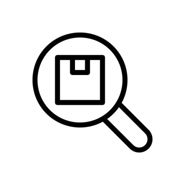 Şeffaf bir arkaplan üzerinde arama vektörü illüstrasyonu.Premium kalite sembolleri. Konsept ve grafik tasarım için ince çizgi simgesi. 