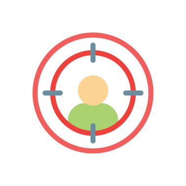 Şeffaf bir arkaplan üzerinde hedef vektör çizimi. Konsept ve grafik tasarımı için mükemmel kalite simgeleri.. 