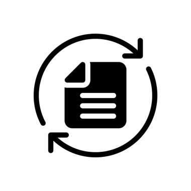 Şeffaf bir arkaplan üzerinde dosya vektör illüstrasyonu. Konsept ve grafik tasarım için kaliteli semboller.. 