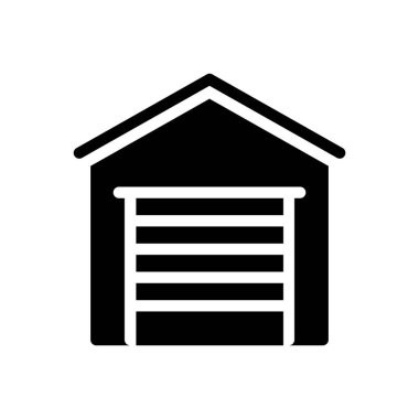 Şeffaf bir arkaplan üzerinde depo vektör çizimi. Konsept ve grafik tasarımı için özel kalite semboller..