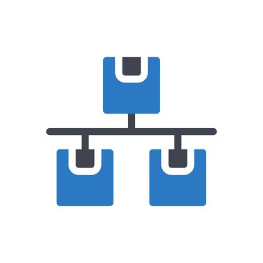 Şeffaf bir arkaplan üzerinde parsel vektör çizimi. Konsept ve grafik tasarımı için mükemmel kalite sembolleri.. 