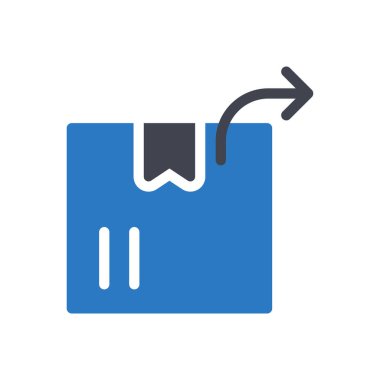 Şeffaf bir arkaplan üzerinde paket vektör illüstrasyonu. Konsept ve grafik tasarımı için mükemmel kalite sembolleri..