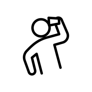 şeffaf bir arkaplanda vektör çizimi. Premium kalite semboller. Konsept ve grafik tasarım için ince çizgi simgesi..