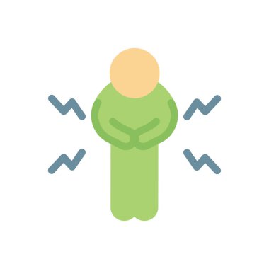 Saydam bir arkaplan üzerinde mide vektör çizimi. Konsept ve grafik tasarım için birinci sınıf kalite simgeler..