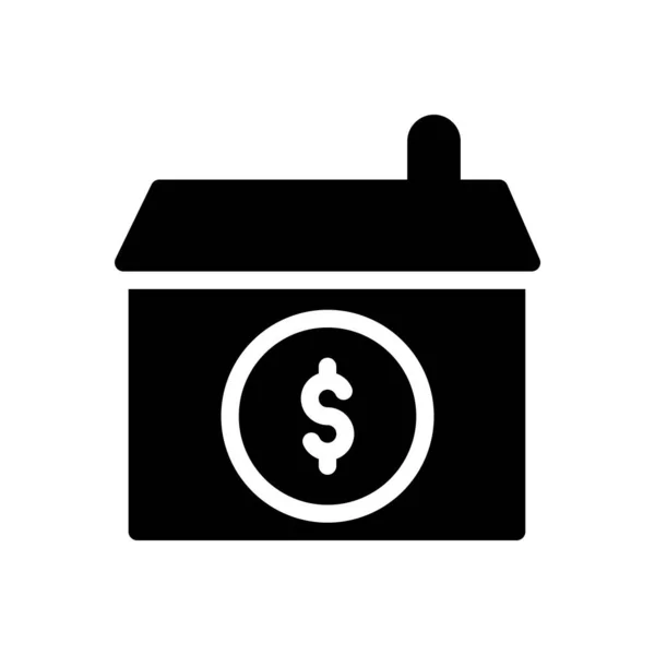 Ilustração Vetor Dólar Fundo Transparente Símbolos Qualidade Premium Ícone Glifos —  Vetores de Stock