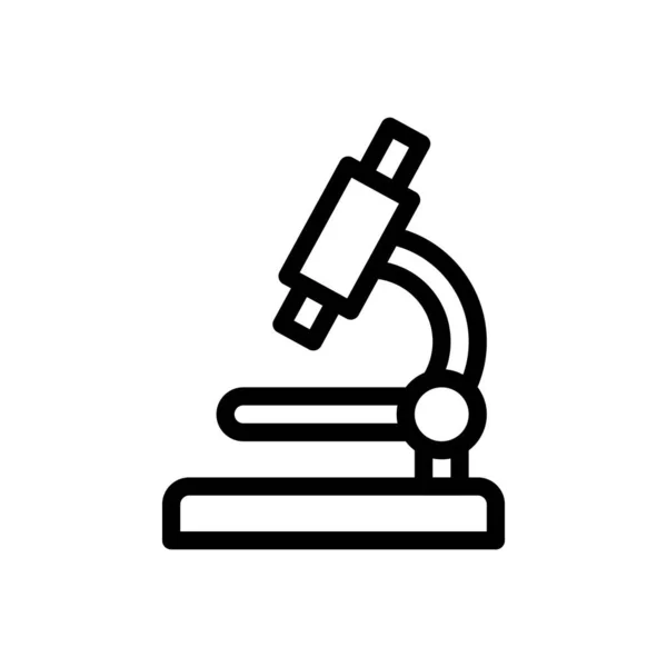 Microscope Vector Illustration Transparent Background Premium Quality Symbols Thin Line — Stock Vector