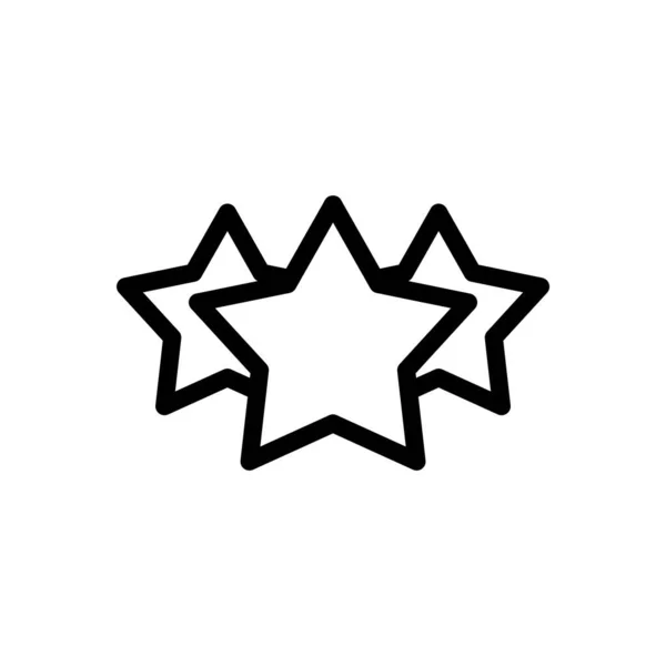 Hvězdné Vektorové Ilustrace Průhledném Pozadí Symboly Prvotřídní Kvality Ikona Tenké — Stockový vektor